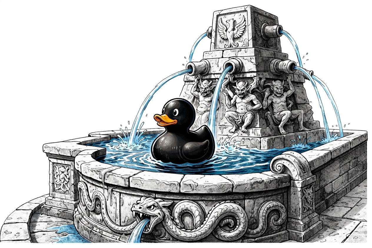 Remove the column from fountain